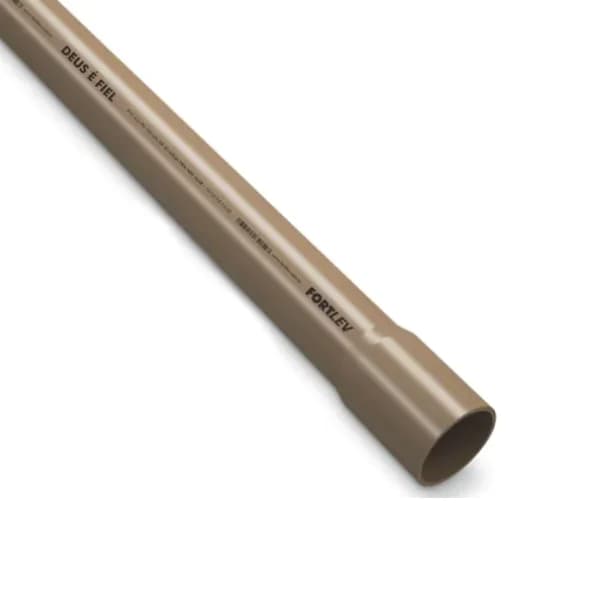 Tubo Soldável Cano PVC 60mm 6m Fortlev