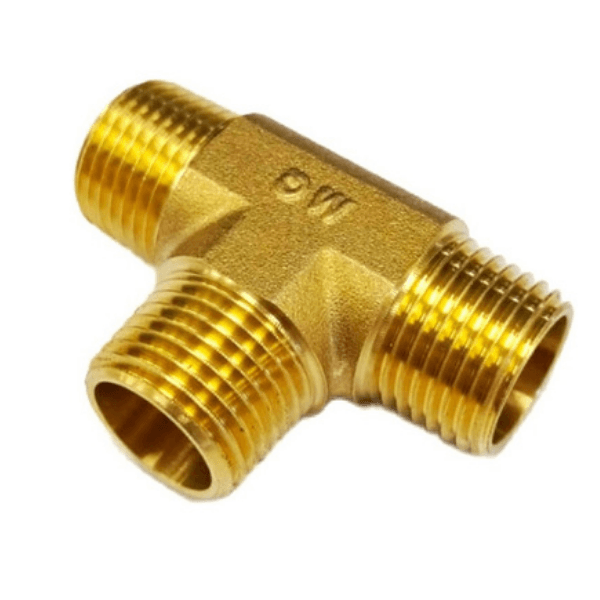 Tê Latão 1/2 NPT(E) X 1/2 NPT(E) X 1/2 Np – Maqenge