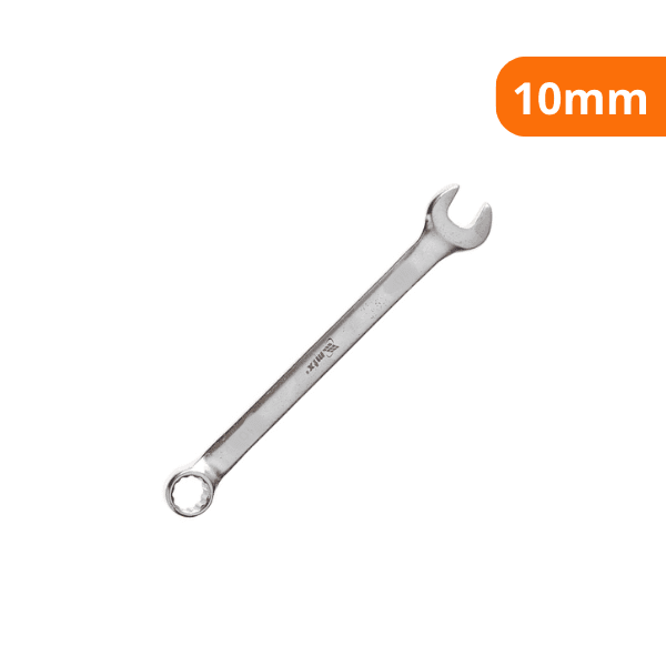 Chave Combinada Cromo Vanádio Cromo Fosco 10mm – MTX
