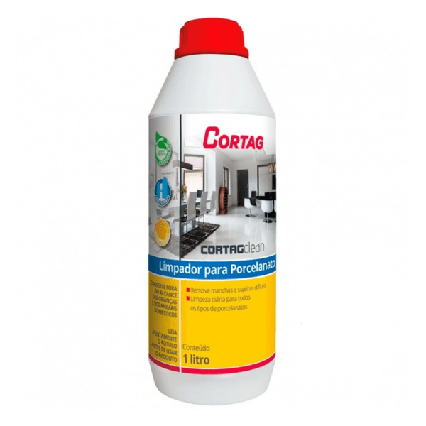 Limpador Para Porcelanato, Mármore E Granito 1 Litro – Cortag