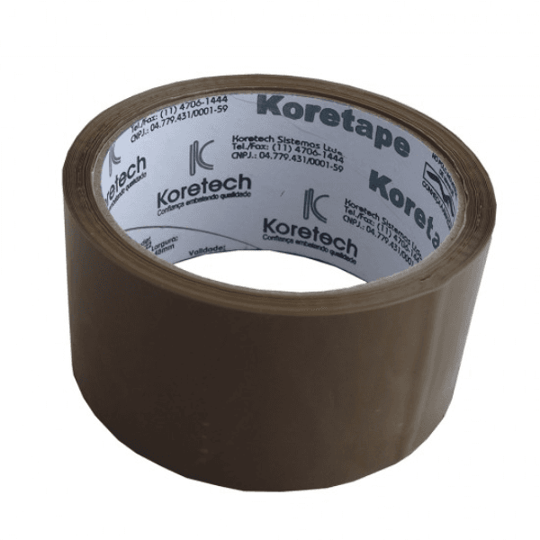 Fita Adesiva Embalagem Marrom 48×100 – Koretech