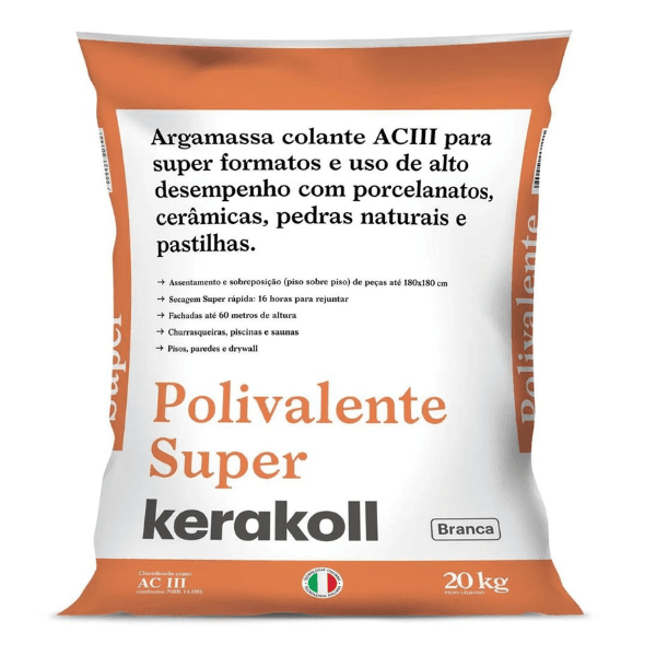 Argamassa Polivalente Super AC3 Branca 20kg – Kerakoll