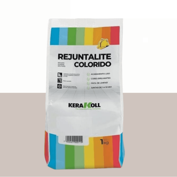 Rejunte Rejuntalite Colorido Cinza Claro 1kg – Kerakoll