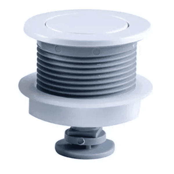 Botão de Acionamento Superior Simples Branco Para Louças Entre 41 e 45mm – Astra