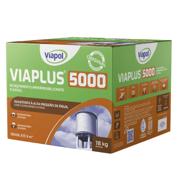 Impermeabilizante Flexível Viaplus 5000 18kg – Viapol