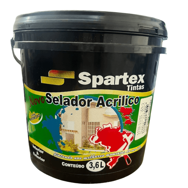 Selador Acrílico Para Parede Cor Branco 3,6L – Spartex