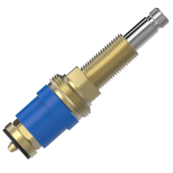 Mecanismo Reparo MVS Para Registro De Pressão 1/2″ E 3/4″ Padrão Deca Com Castelo E Haste Cromada – Blukit