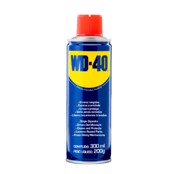 Óleo Anti Ferrugem Lubrificação 300ml Aerossol 200g WD-40