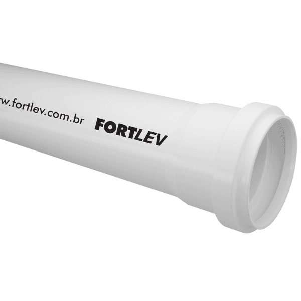 Tubo Esgoto Cano PVC DN 200mm SN Barra 6m Fortlev (Preço Por Metro)