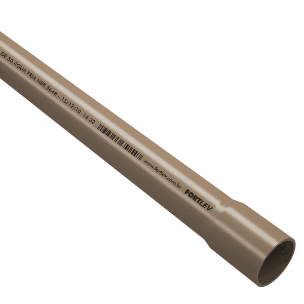 Tubo Soldável Cano PVC 60mm Fortlev (Preço Por Metro)