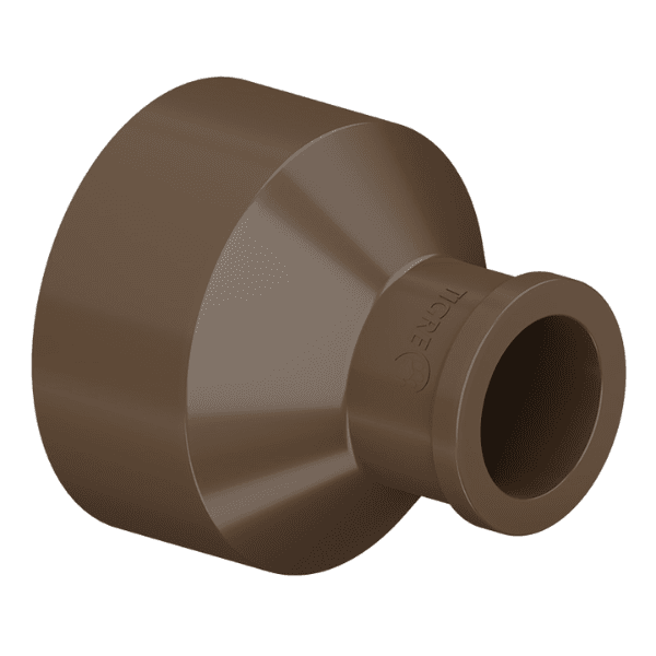 Bucha de Redução Longa Soldavel PVC Marrom 75X50MM – Tigre