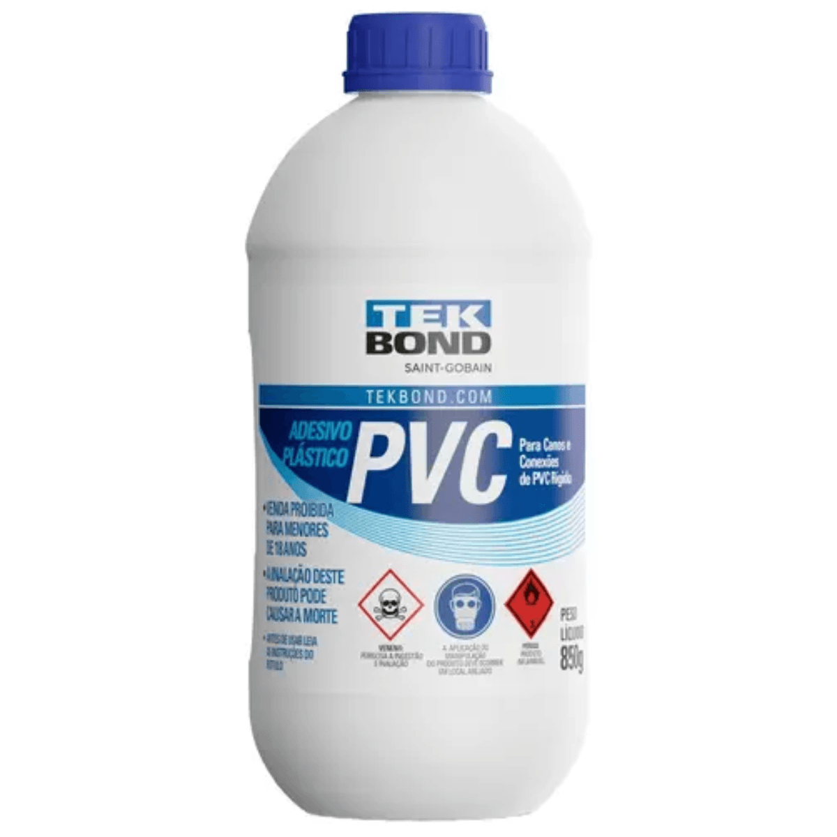 Adesivo Plástico PVC 850g Tekbond
