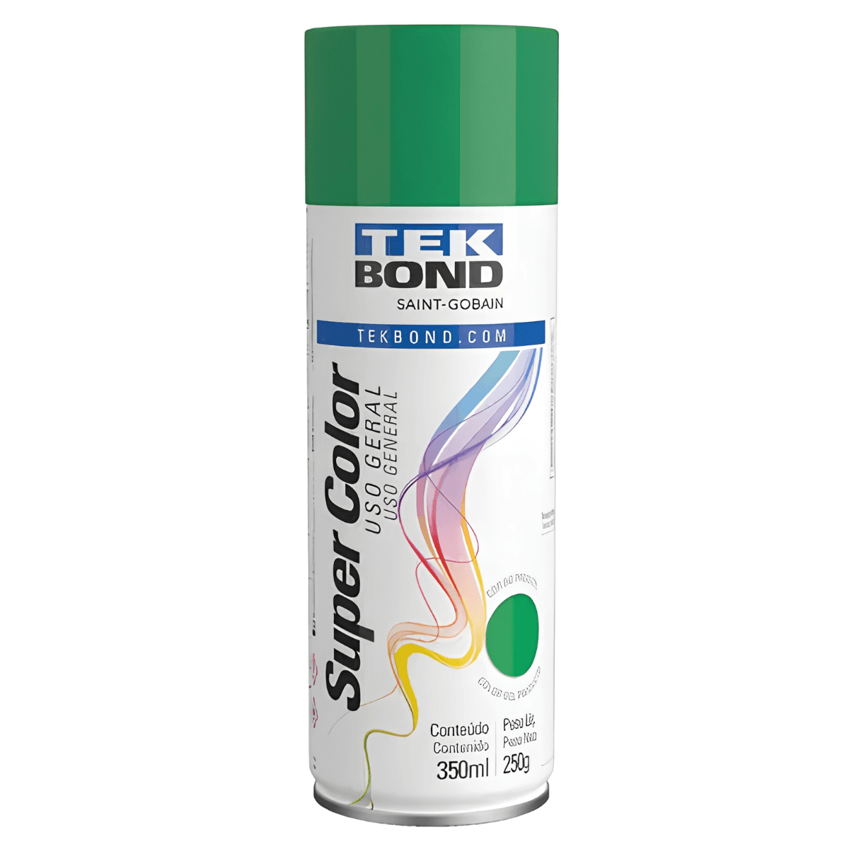 Tinta Spray Uso Geral Verde 350ml – Tekbond