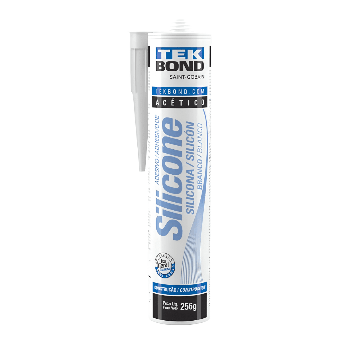Adesivo de Silicone Acético Branco 256G Tekbond
