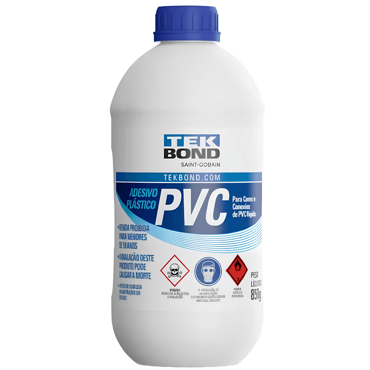 Adesivo para tubo de PVC Cola para Cano 850g Tekbond
