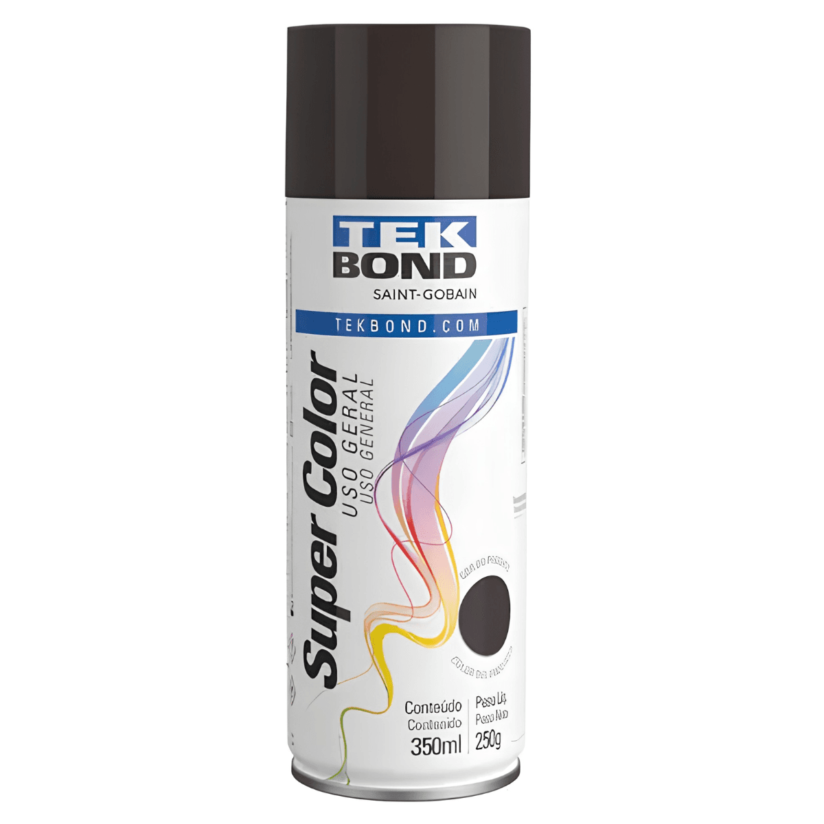 Tinta Spray Uso geral Marrom 350ml – Tekbond