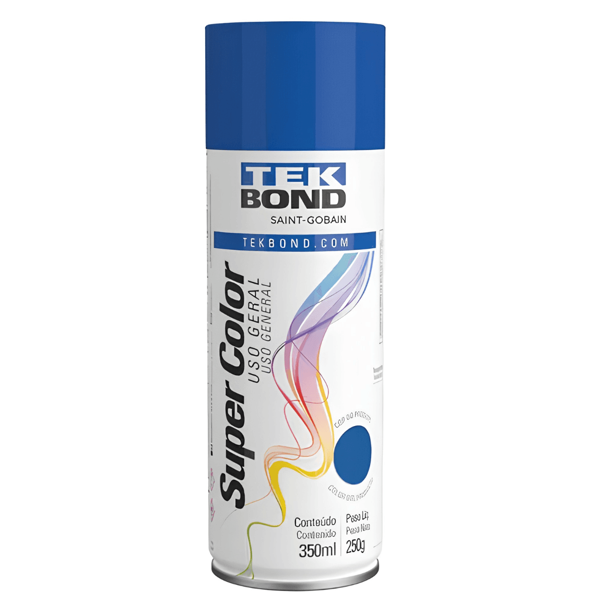 Tinta Spray Uso Geral Azul 350ml – Tekbond