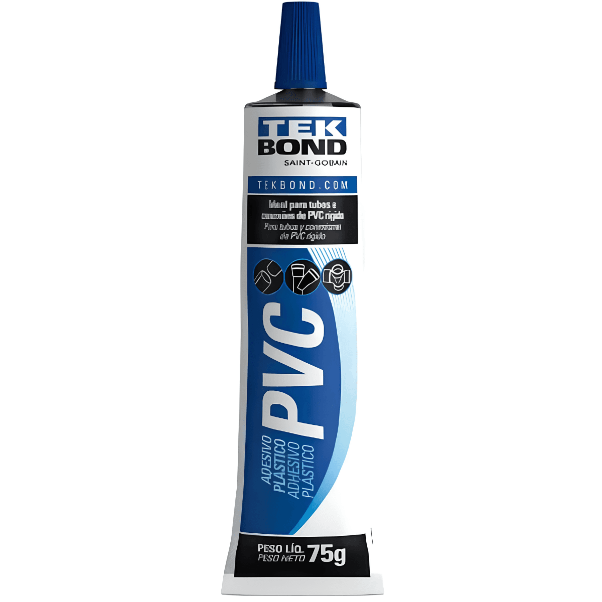 Adesivo para tubo de PVC Cola para cano 75g – Tekbond
