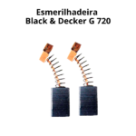 Par Escova de Carvão Esmerilhadeira Black & Decker G 720 - Imagem 2