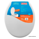 Tampa de Assento Sanitário Oval Universal Soft Branco Astra