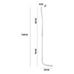 Tubo Descarga Sobrepor 150cm Diâmetro 40mm Astra - Imagem 2