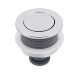 Botão Para Tampa Caixa Descarga Acoplada Cromado Astra