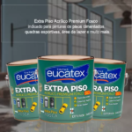 Tinta Para Piso Acrílico Premium Cinza Fosco Eucatex 3,6L - Imagem 4
