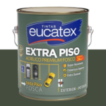 Tinta Para Piso Acrílico Premium Cinza Escuro Fosco Eucatex 3,6L - Imagem 2
