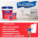 Massa Corrida Pva Branca 5,8 Kg Eucatex - Imagem 2
