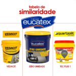 Aditivo Zero Umidade Impermeabiliza Concretos E Argamassa 3,6L Eucatex - Imagem 4