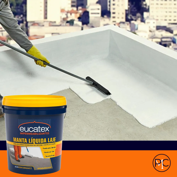 15245801549-manta-liquida-eucatex-1.png Manta Líquida Emborrachada Impermeabilização De Lajes E Telhados Eucatex 4kg - Imagem 5