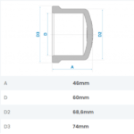 Cap Soldável 60mm Fortlev - Imagem 2