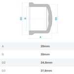 Cap Soldável 20mm Fortlev - Imagem 2