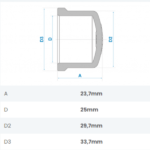 Cap Soldável 25mm Fortlev - Imagem 2