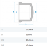 Cap Soldável 32mm Fortlev - Imagem 2