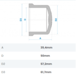 Cap Soldável 50mm Fortlev - Imagem 2