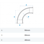 Curva 90º Soldável 20mm Fortlev - Imagem 2