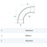 Curva 90° Soldável 25mm Fortlev - Imagem 2