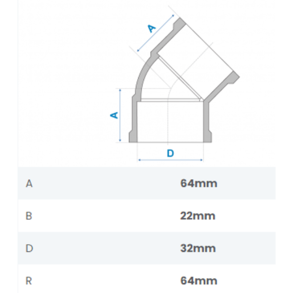 15261721774-curva-45-soldavel-fortlev-32-mm-jundiai-hidraulica-rondi.png Curva 45º Soldável 32mm Fortlev - Imagem 2