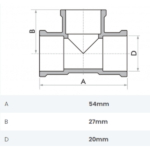 Tê Soldável 20mm Fortlev - Imagem 2