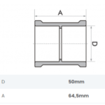 Luva Soldável 50mm Fortlev - Imagem 2