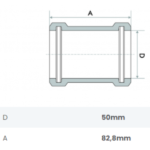 Luva de Correr para Tubo Soldável 50mm Fortlev - Imagem 2