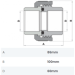 União Soldável 60mm Fortlev - Imagem 2