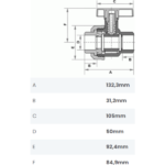 Registro de Esfera Soldável com União 50mm 1 1/2” Fortlev - Imagem 6