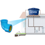 Joelho 90º Azul Soldável com Bucha de Latão 20mm x 1/2