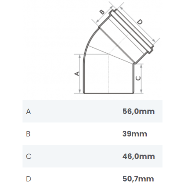 15263401612-joelho-45-esg-sn-dn-50-fortlev-jundiai-hidraulica-rondi.png Joelho 45° Esgoto SN DN 50mm Fortlev - Imagem 2