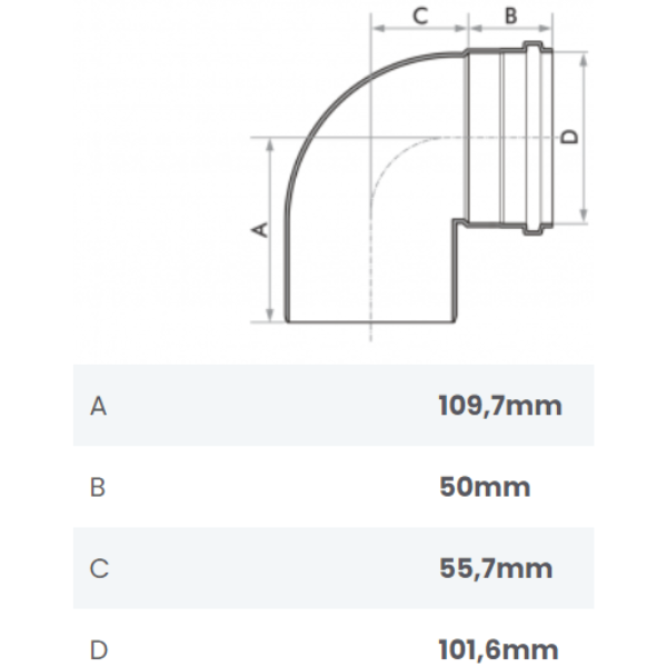 15263403648-joelho-90-esgoto-sn-dn-100mm-fortlev.png Joelho 90° Esgoto SN DN 100mm Fortlev - Imagem 2