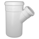 Junção De Redução Para Esgoto DN 100X50mm Branco Fortlev