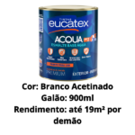 Esmalte Acqua Premium Base Água Branco Acetinado 900ml Eucatex - Imagem 2