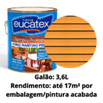 Verniz Marítimo Premium Natural Brilhante 3,6L Eucatex - Imagem 2